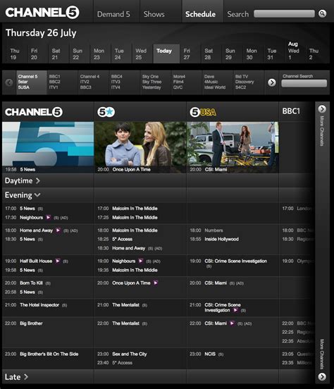 chanel chanel 5|channel 5 tv schedule tonight.